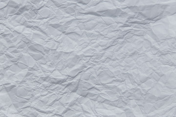 White crumpled paper for background image