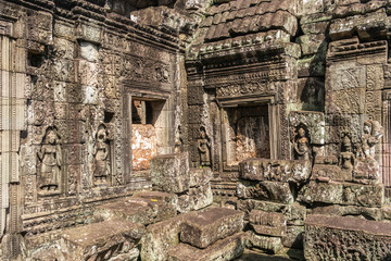 Fototapeta na wymiar Banteay Kdei temple in Angkor, Siem Reap, Cambodia.