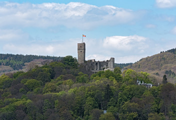 Fototapeta na wymiar View of the castle ruin Koenigstein Taunus, Germany