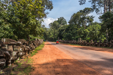 Bridge in Angkor, Siem Reap, Cambodia