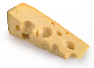 piece of cheese, fresh and fragrant