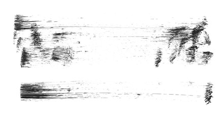 Brush stroke and texture. Smear brush on a white background.