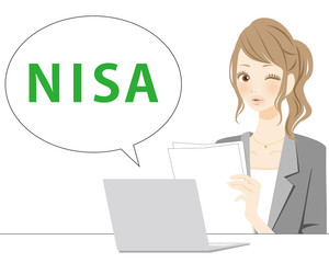 イラスト素材　NISA　PC