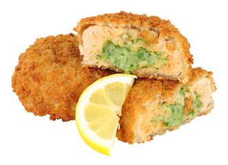 Salmon Fish Cakes With Melt In The Middle Watercress Sauce