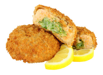 Salmon Fish Cakes With Melt In The Middle Watercress Sauce