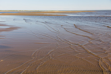 shallows in the Lena river