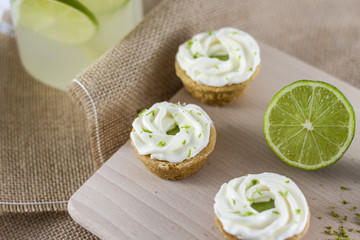 Mini Lime Curd Tarts