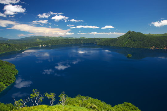 青い摩周湖