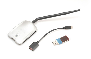 wireless usb adapter isolated