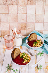 Velvet beet soup