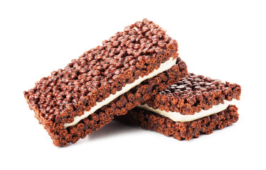 Chocolate bar with air rice