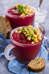 Velvet beet soup