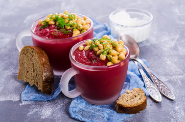 Velvet beet soup