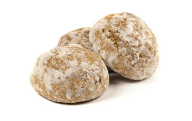 Gingerbreads on a white background