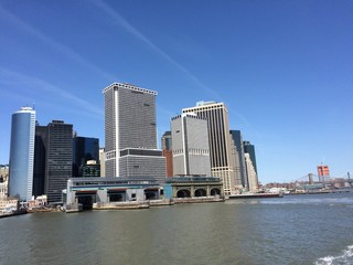 Fototapeta na wymiar Seaport of New York City