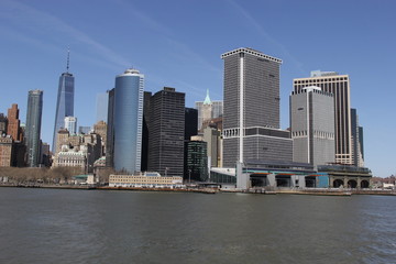 Fototapeta na wymiar Seaport of New York City