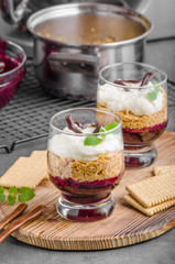 Cheesecake in glass