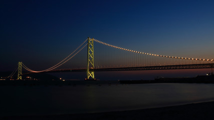 明石海峡大橋　夜景
