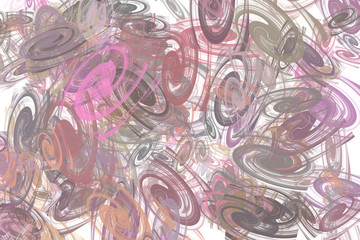 Background from multi-coloured chaotic spirals