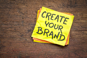 Create your brand sticky note
