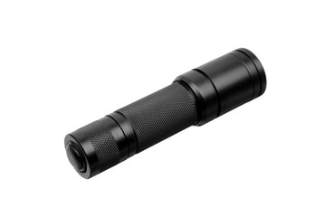 Black small metal flashlight