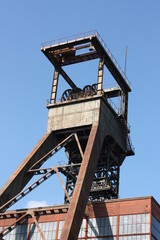 Fototapeta na wymiar Puits de mine de charbon en Lorraine