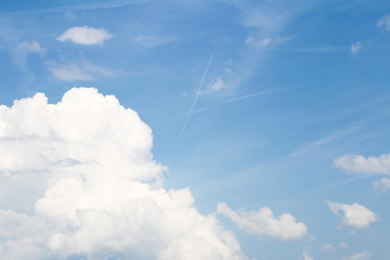 The sky over Switzerland.