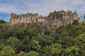 Fototapeta na wymiar Stirling Castle, imposant scottish castle, Scotland
