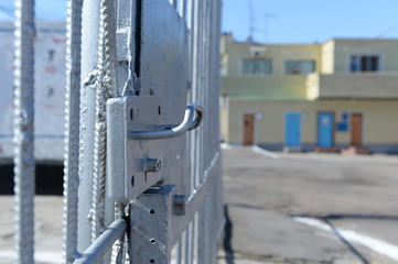 Prison. Typical landscape of the prison. Russian Penal System.
 