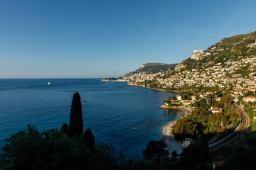 vue on Monaco, Monte-Carlo from Beausoleil
