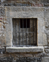 Gitter, Arrest, Gefängnis, Haus, Fenster, Loch, England, Mittelalter, Stein, Eisen 