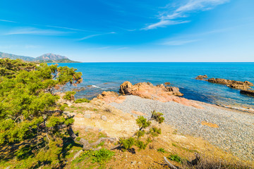 Colorful shore in Punta Moros