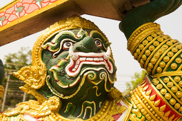 The Giant statue at Wat Tha Luang, Phichit, Thailand