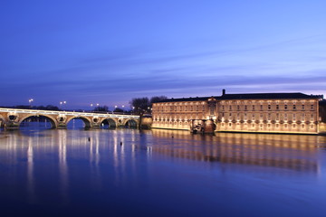 Fototapeta premium Berges de Garonne, Toulouse