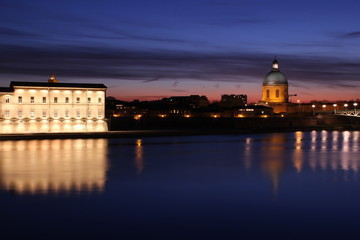 Obraz premium Berges de Garonne, Toulouse