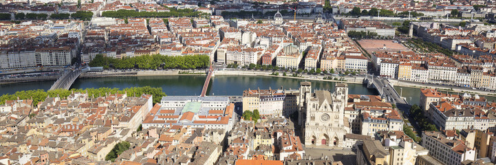Horizontal view of Lyon