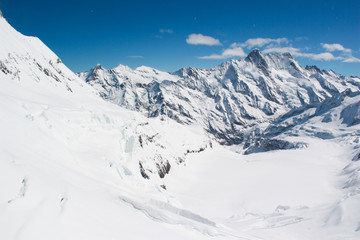 Snow at base of Jungfrau, Switzerland