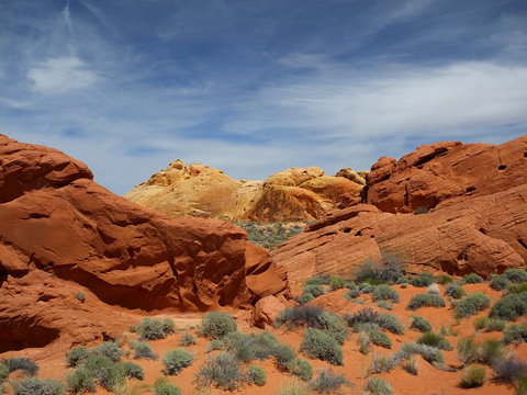 Valley of Fire sandstone formation