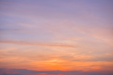 Obraz premium Beautiful Sunset Sky