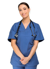 Portrait of a smiling young nurse