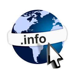 Online connection with domain dot INFO