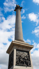 Fototapeta na wymiar Nelson's column in Trafalgar square