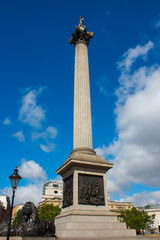 Fototapeta na wymiar Nelson's column in London