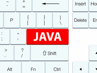 Java red keyboard button