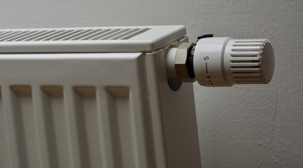 Ausgeschalteter Heizk&ouml;rper