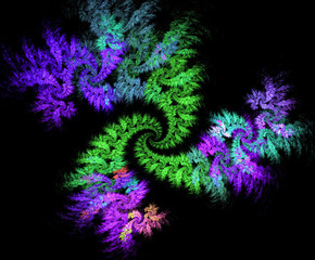 abstract fractal spiral pattern
