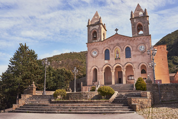 Fototapeta na wymiar The sanctuary of Gibilmanna - Sicily