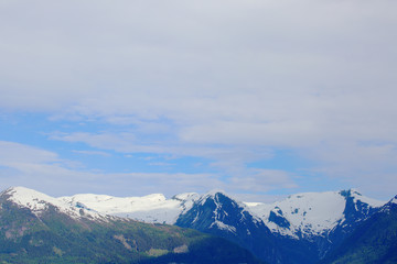 Fototapeta na wymiar Mountain range in Norway