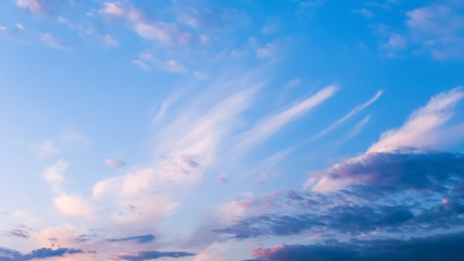 Fototapeta na wymiar Sky with clouds background