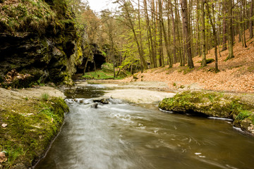 Fototapeta na wymiar Creek in Czech Republic